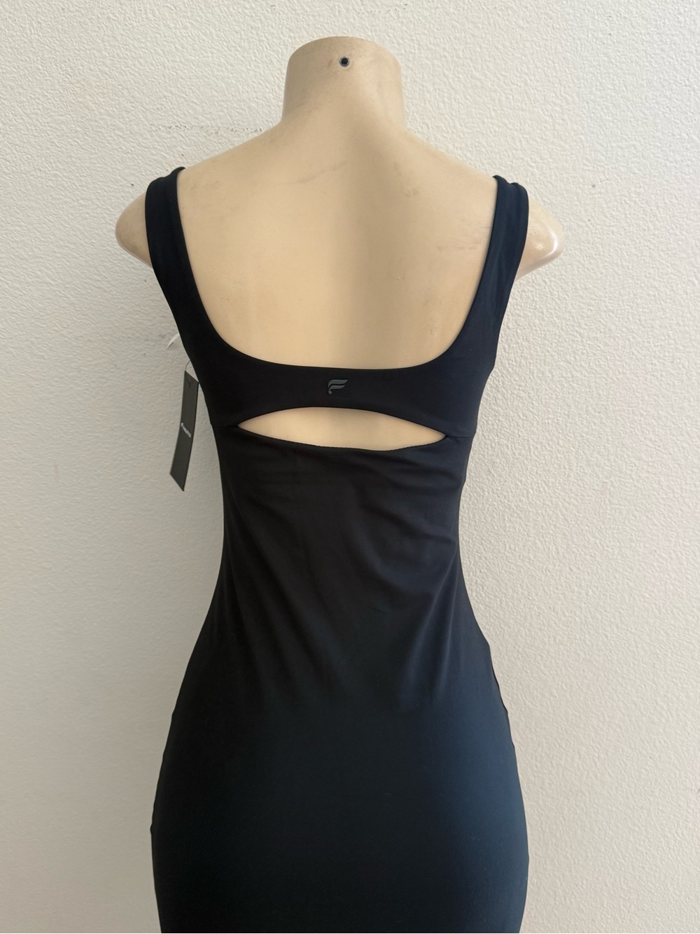 Fabletics Pure Luxe Black Maxi Dress- small - Picture 3 of 4